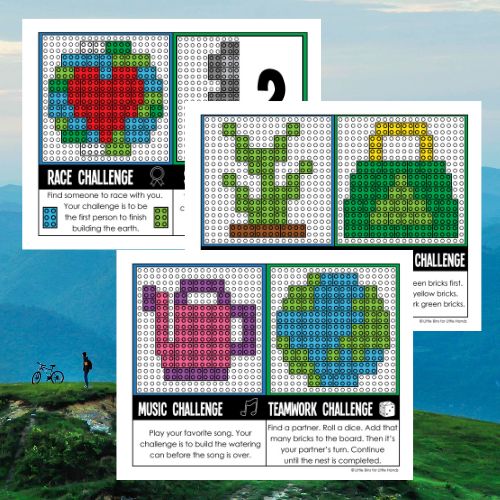 Earth Day LEGO Challenge Cards