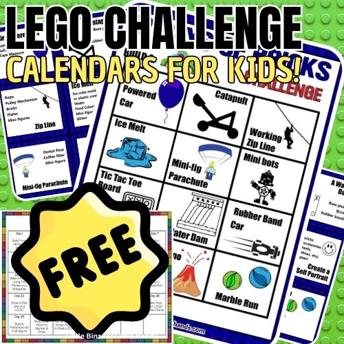 Printable LEGO Challenges For Kids