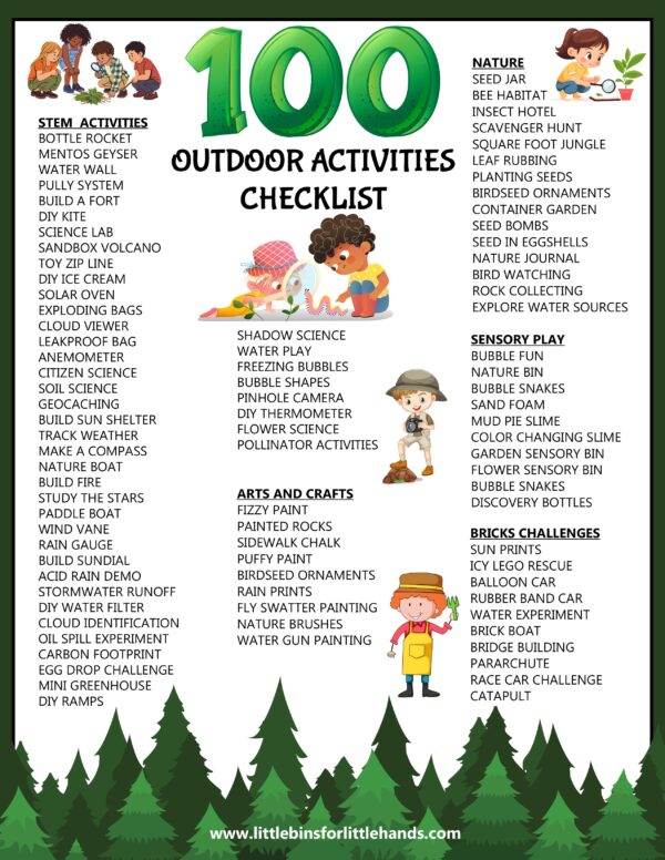60+ Things To Do Outside with Kids (Easy & Fun Ideas)