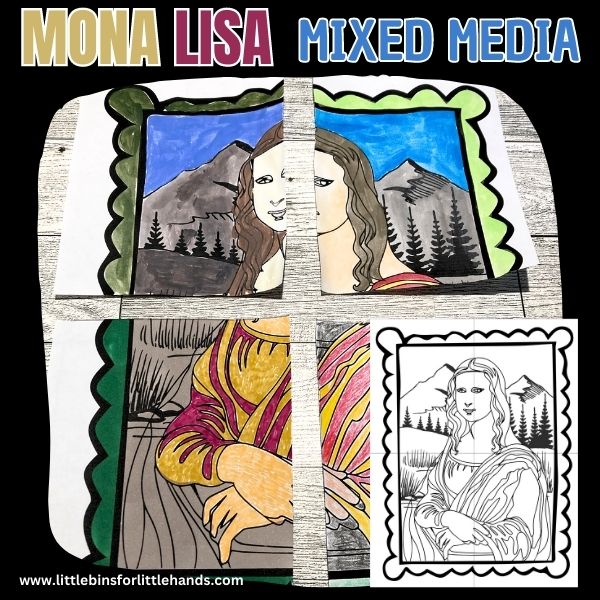 Mona Lisa For Kids (Free Printable Mona Lisa)