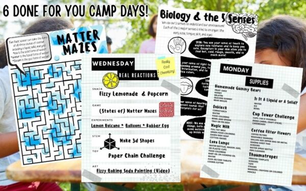 Summer Science Camp Activities for Kids - Little Bins for Little Hands