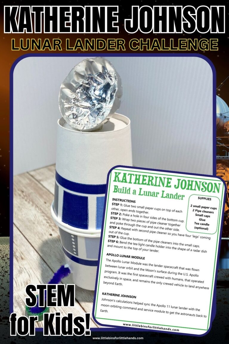 Build A Lunar Lander Model - Little Bins for Little Hands