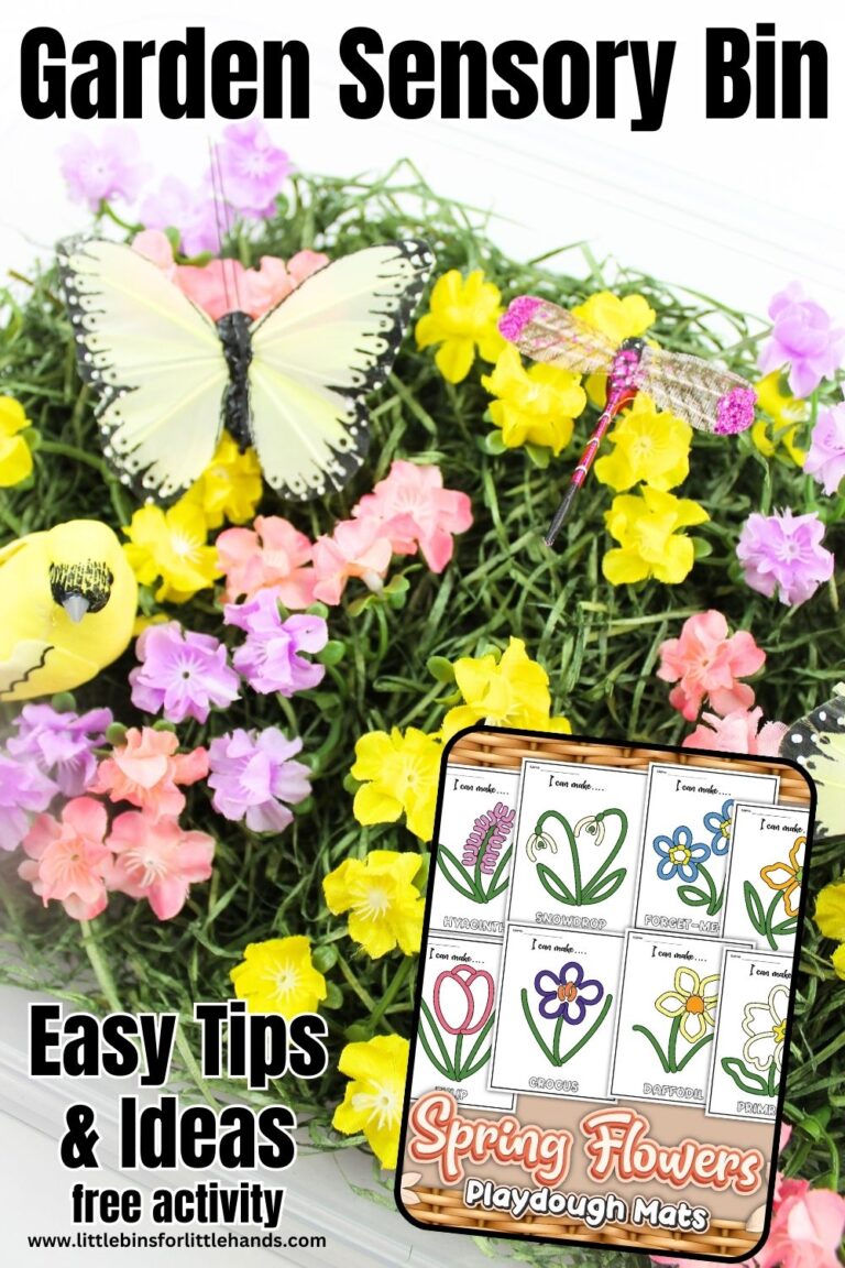 Spring Garden Sensory Bin - Little Bins for Little Hands