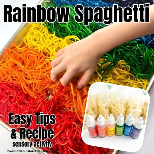 Easy Rainbow Spaghetti Recipe