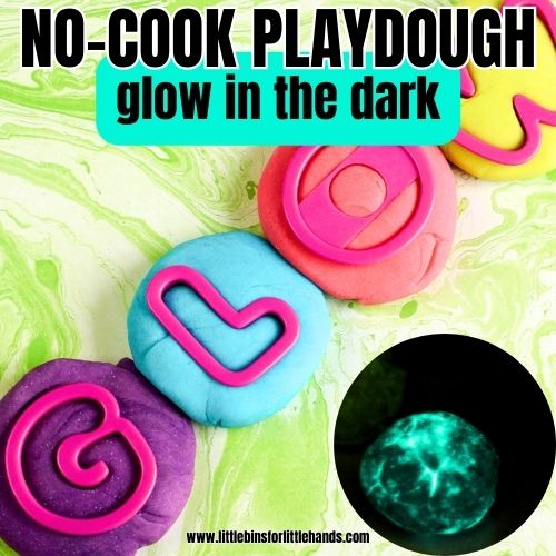 Glow in the Dark Playdough