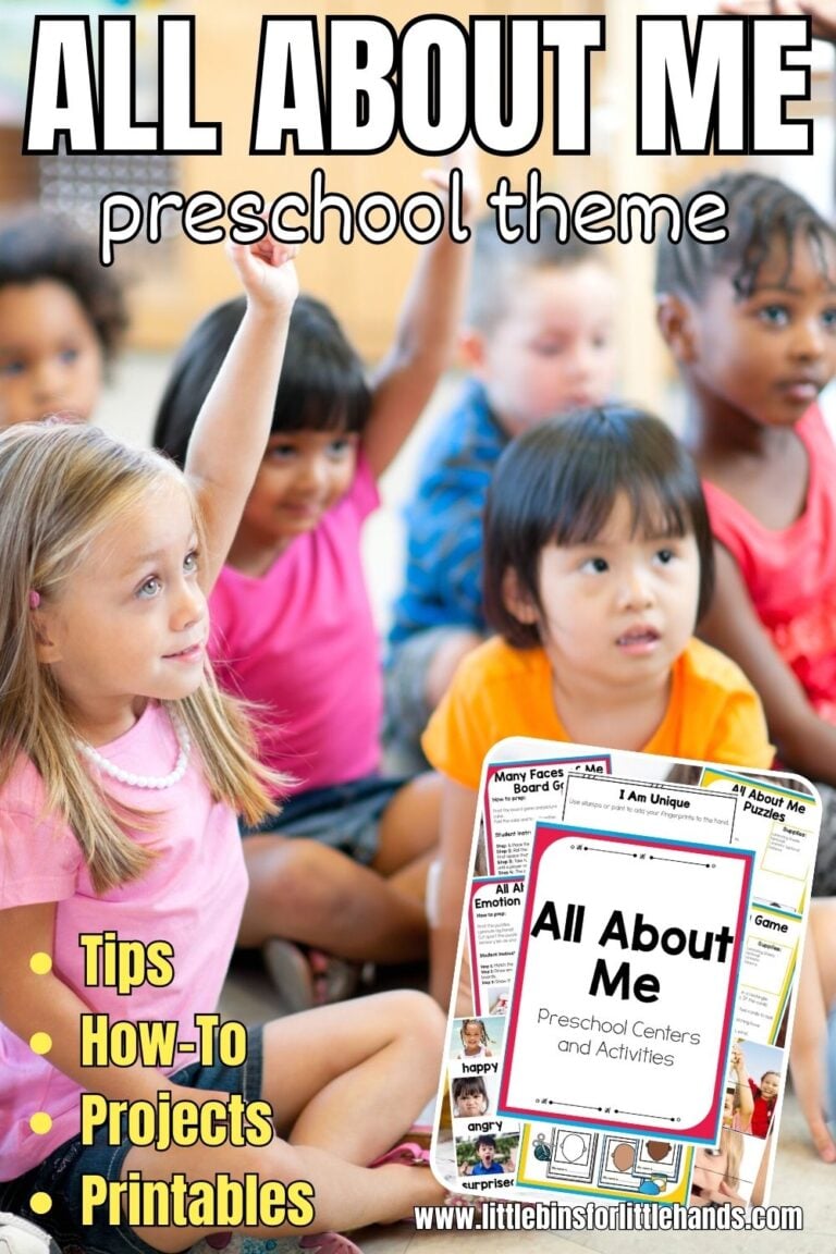 All About Me Preschool Activities - Little Bins for Little Hands