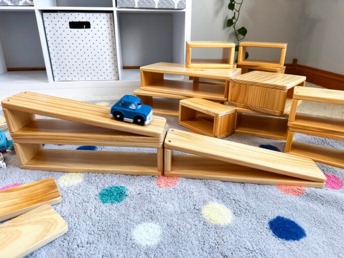 push and pull with ramps preschool science