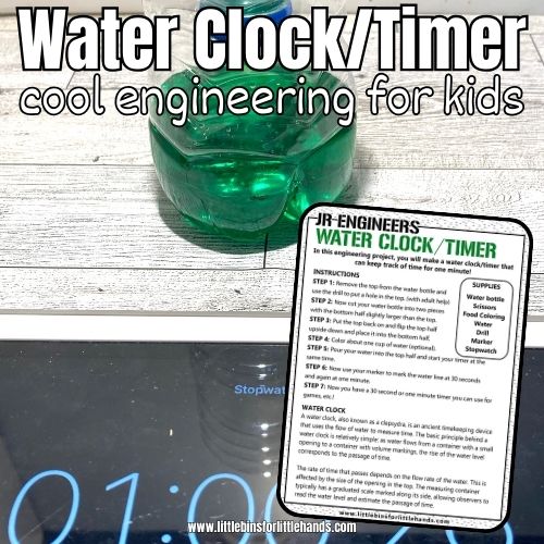 make a water clock from a plastic bottle