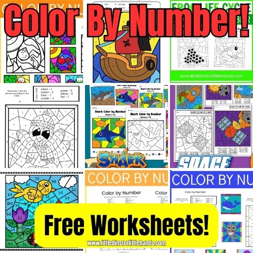 Free Color By Number Printables