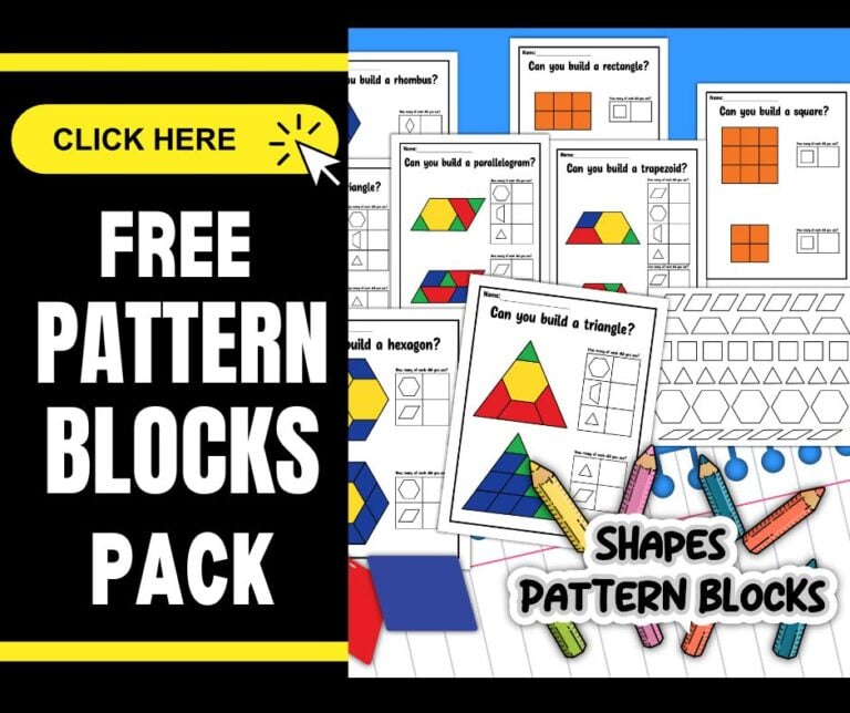 Printable Pattern Block Templates - Little Bins for Little Hands