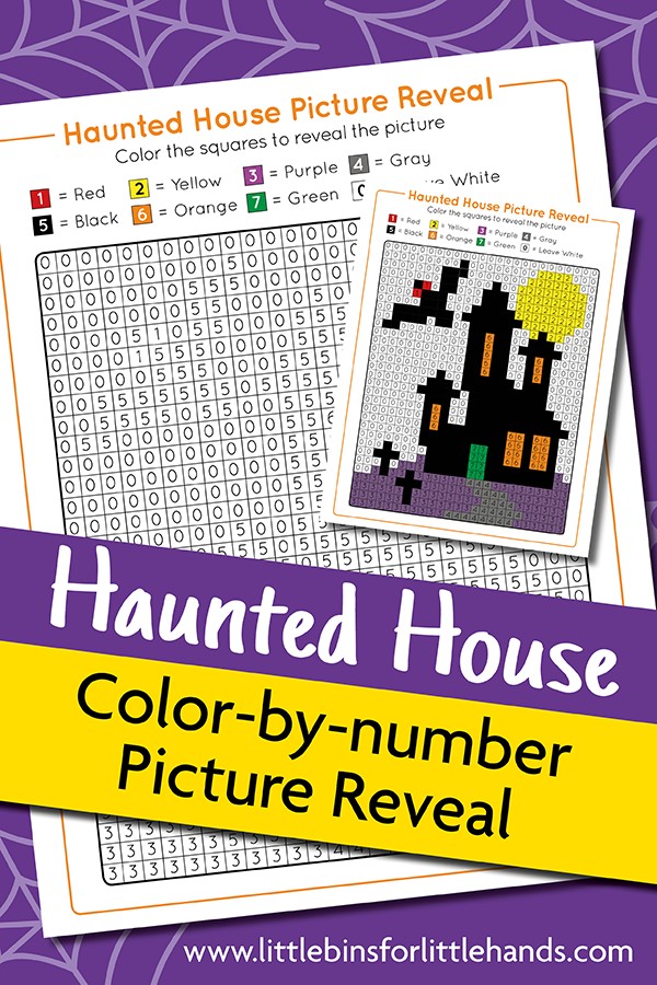 Halloween Color By Number Activity for Kids
