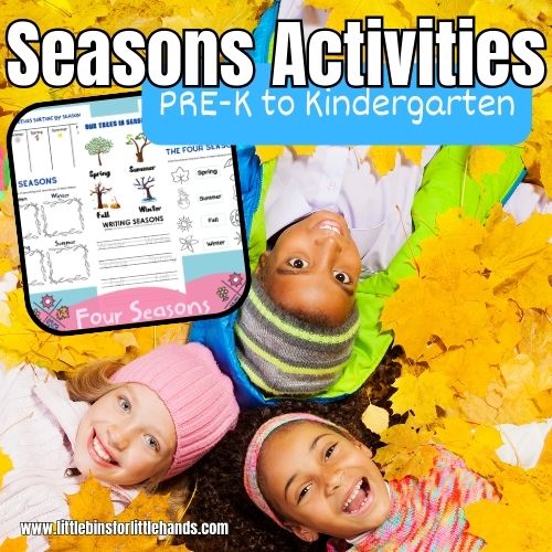 Seasons Activities For Preschool & Kindergarten
