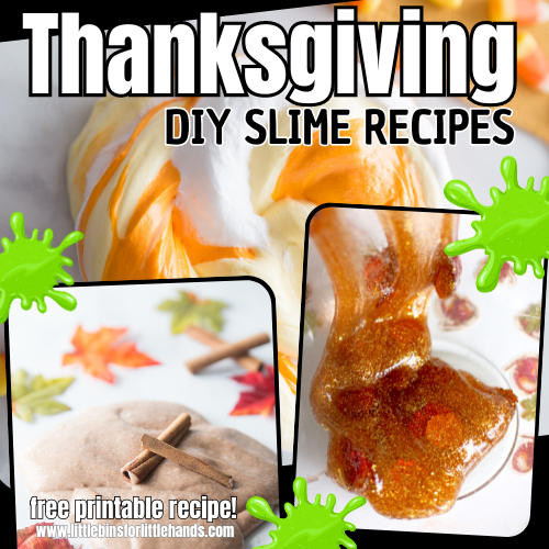 Easy Thanksgiving Slime Recipes