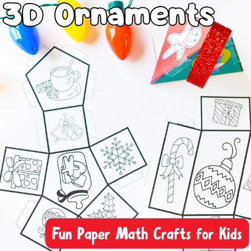 Printable Christmas Shape Ornaments