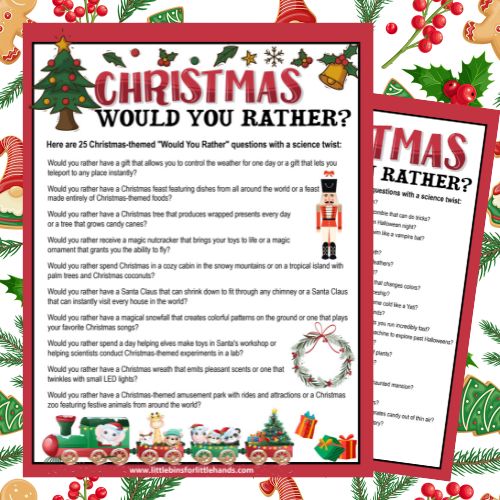 25 Christmas Would You Rather Questions