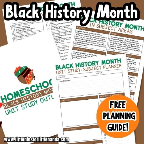 Black History Month Secular Homeschool Planning Guide