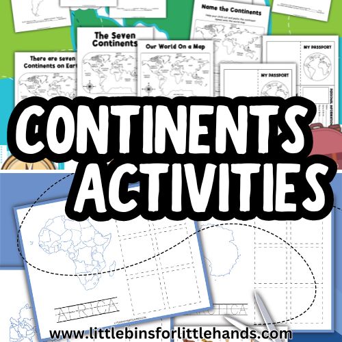7 Continents Activities For Kids