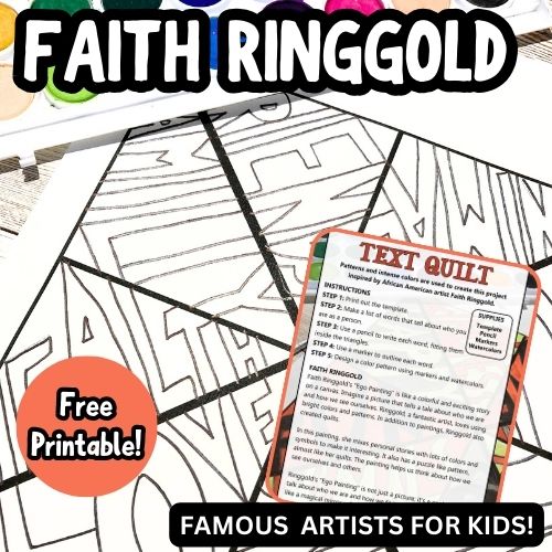 Faith Ringgold Art Project For Kids