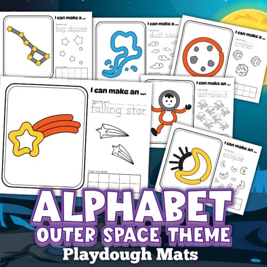 Free Printable Playdough Mats - Little Bins for Little Hands