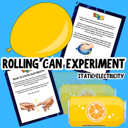 Rolling Can Static Electricity Experiment