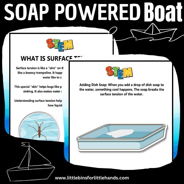 Soap Powered Boat Experiment
