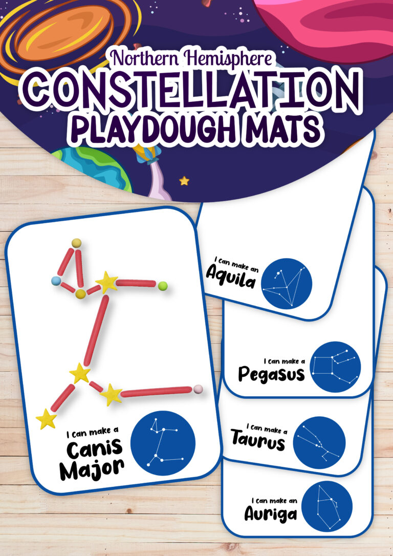 Constellation Playdough Mats