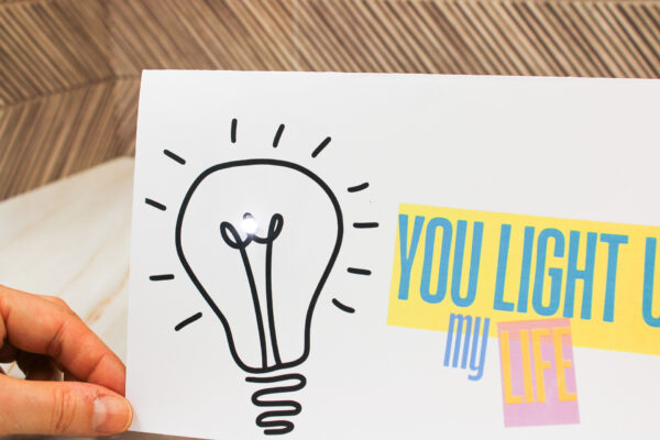 Paper Circuit Card for Kids (STEM Electricity)