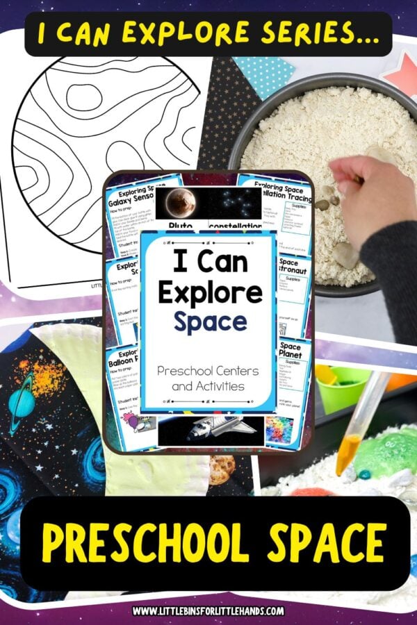 Easy Space Activities for Preschool Theme