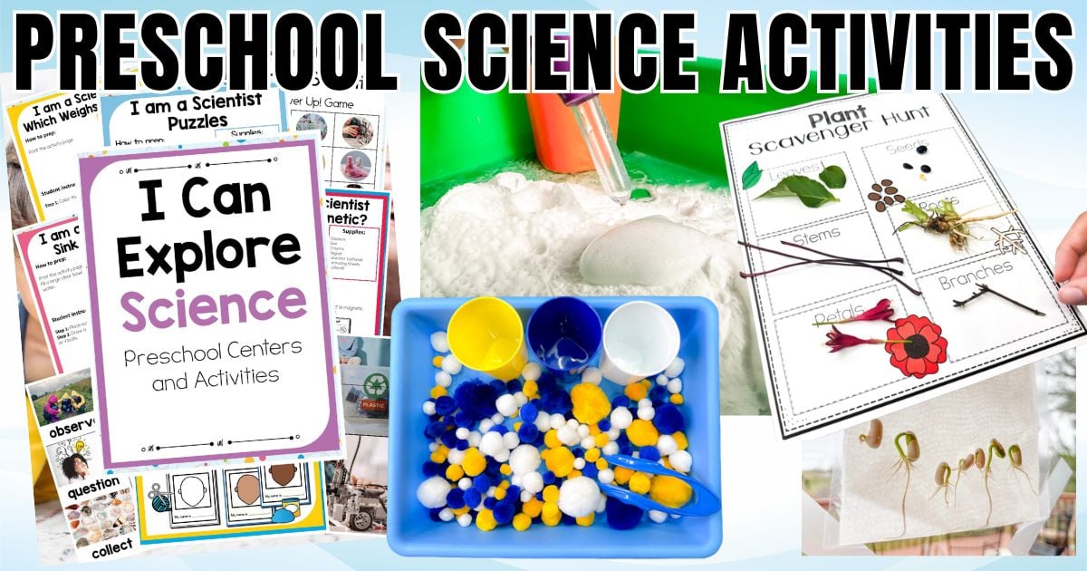 preschool science activities,