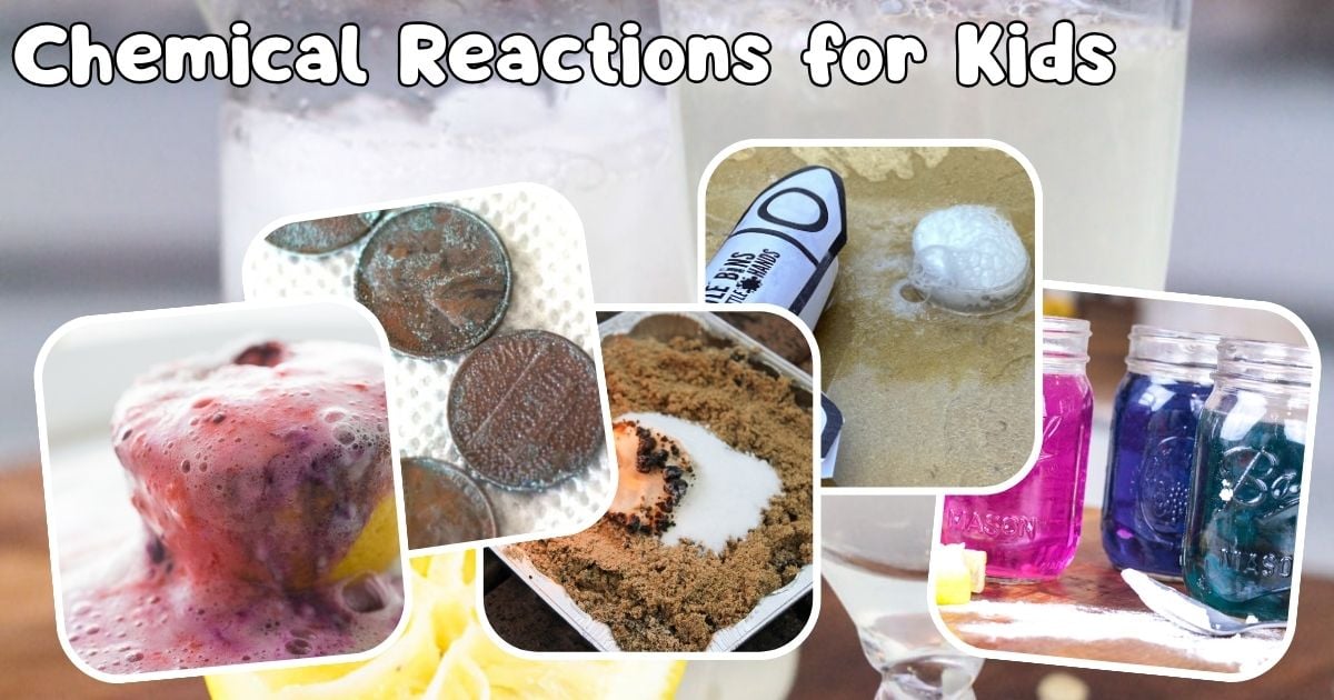 Chemical Reaction Experiments for Kids (Easy Chemistry at Home)