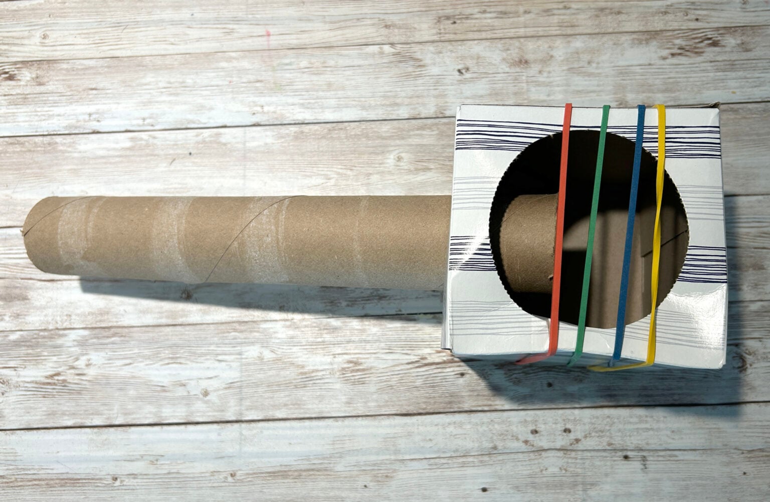 Tissue Box Guitar Sound Science Experiment (Vibrations & Pitch)