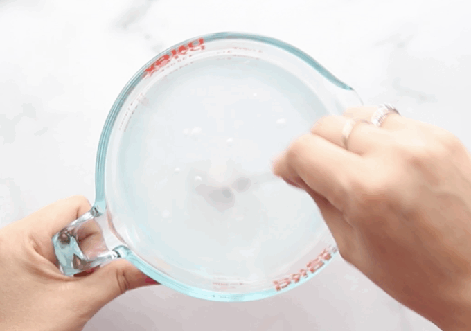 making a saturated salt solution for crystal growing