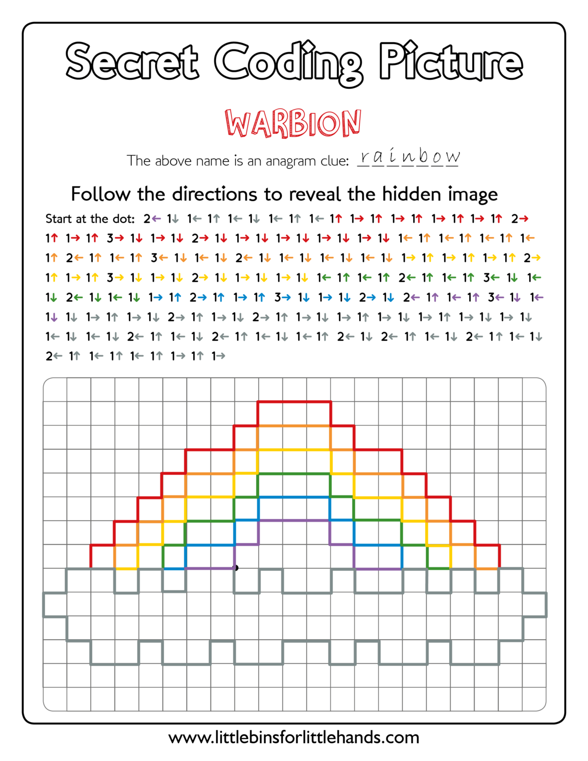 Rainbow STEM Challenges for Kids (FREE Printable Pages)