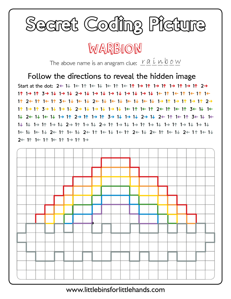Rainbow STEM Challenges for Kids (FREE Printable Pages)