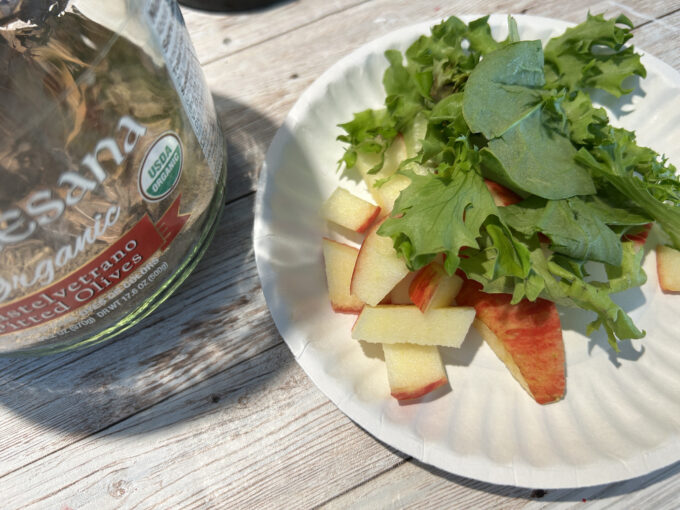 making a mini compost bin with a recycled jar and food scraps