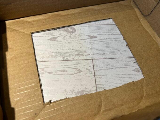 making a cardboard frame for air filter STEM challenge