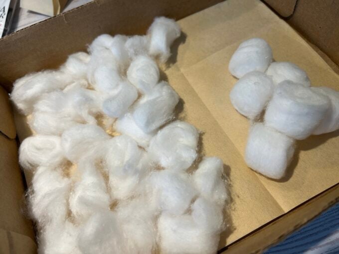 testing various materials to create an air filter 