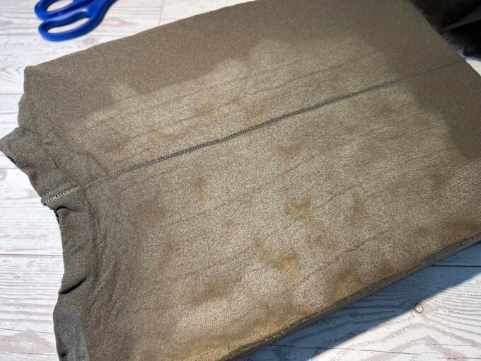 adding multiple laers including panty hose for testing air filter