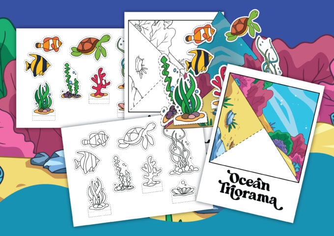 ocean diorama project for kids 