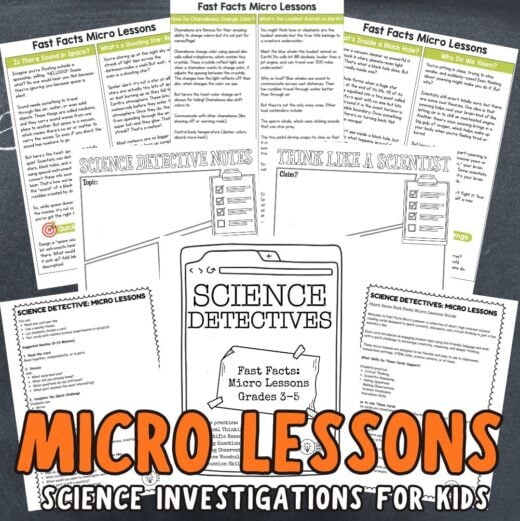 micro lessons for first week of science
