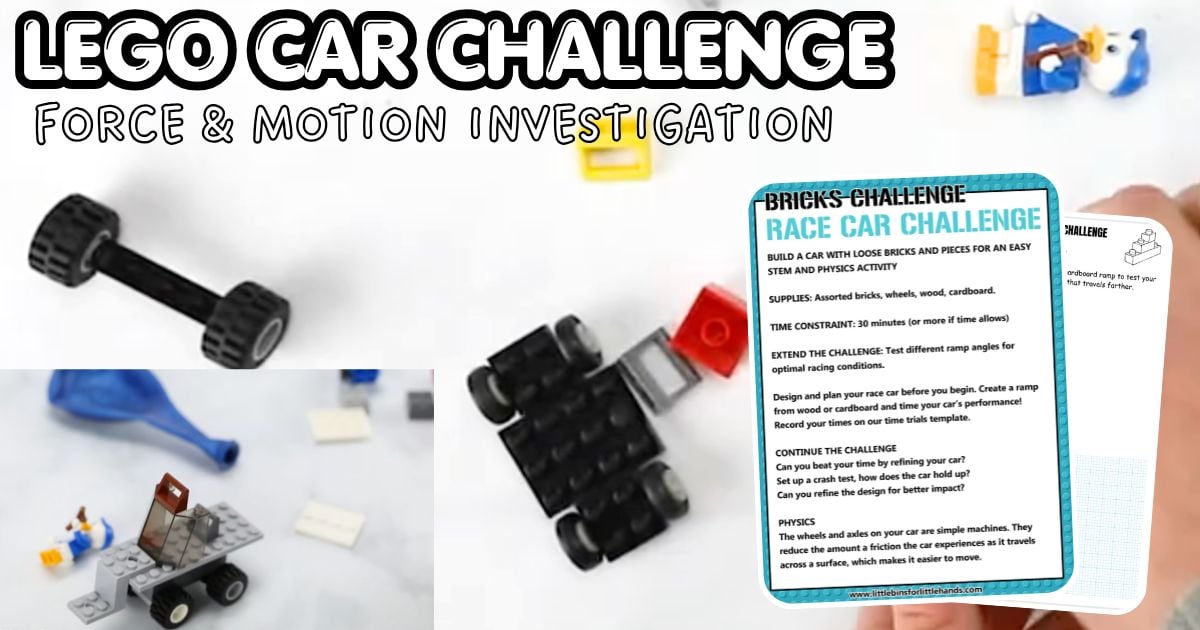 LEGO Car Ramp Challenge for Kids