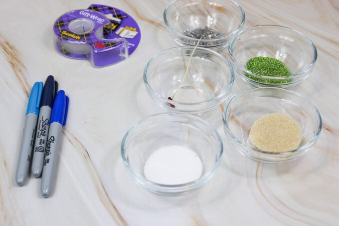 DIY microscope slides supplies