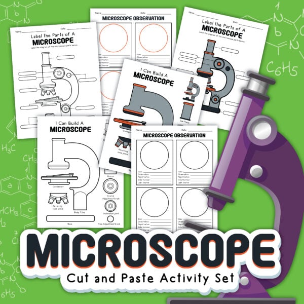 microscope activity pack for kids
