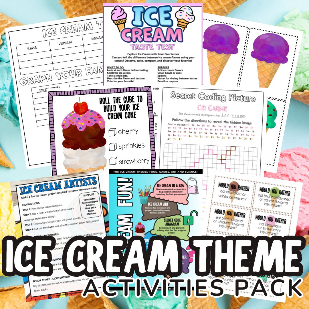 Ice Cream Activities for Kids: Summer Science & Art