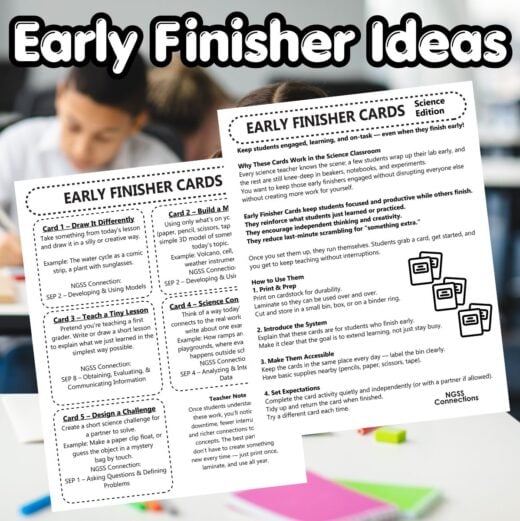 science starter kit printable