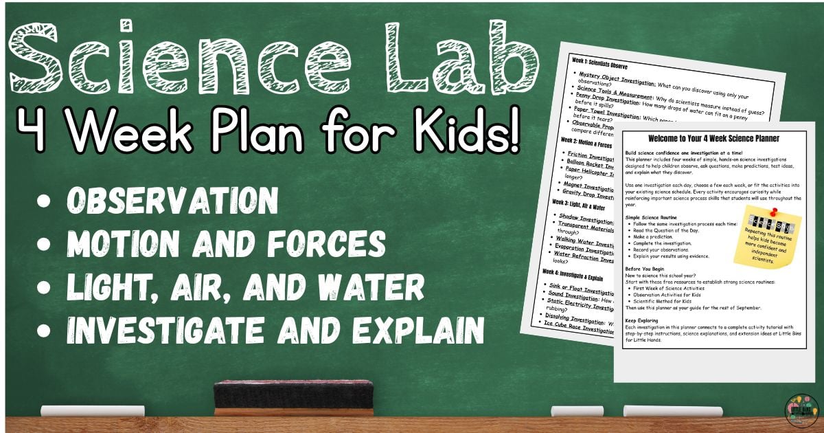 Science Month Planner for September