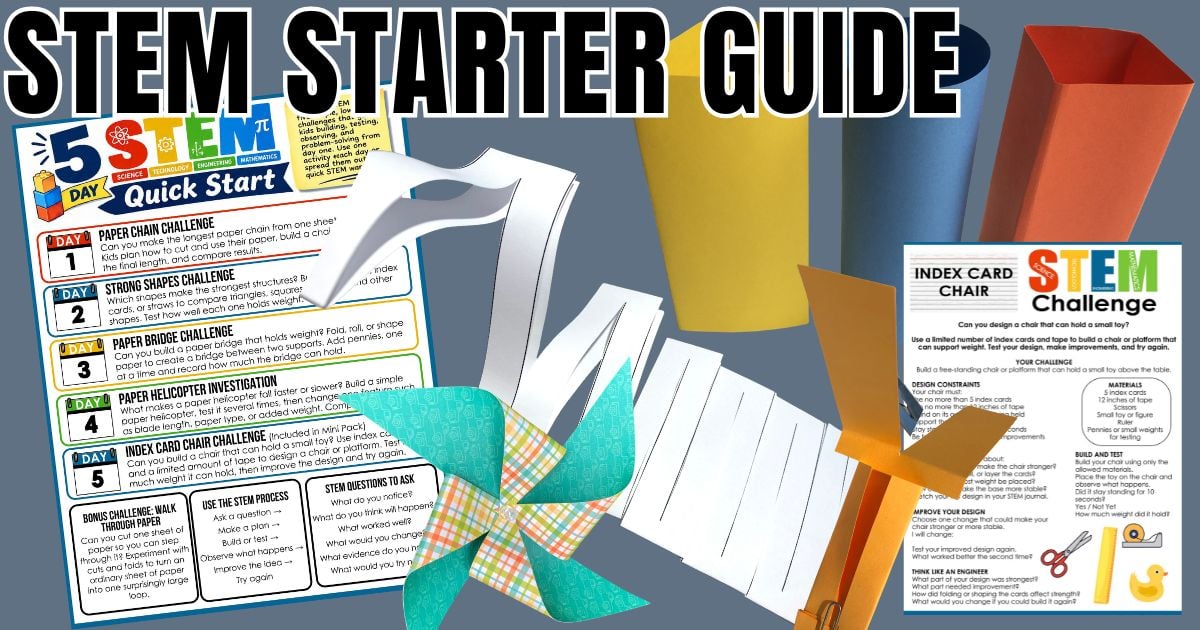 5 First Week of School STEM Activities