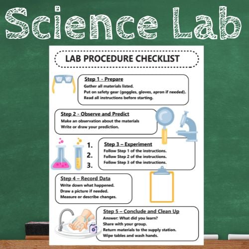science lab procedure for kids
