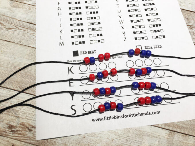 how to add beads onto thread